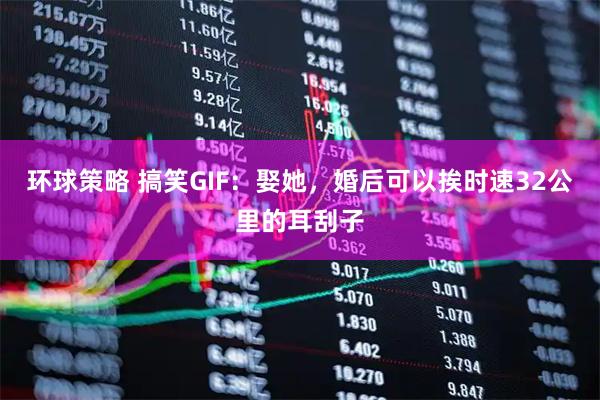 环球策略 搞笑GIF：娶她，婚后可以挨时速32公里的耳刮子